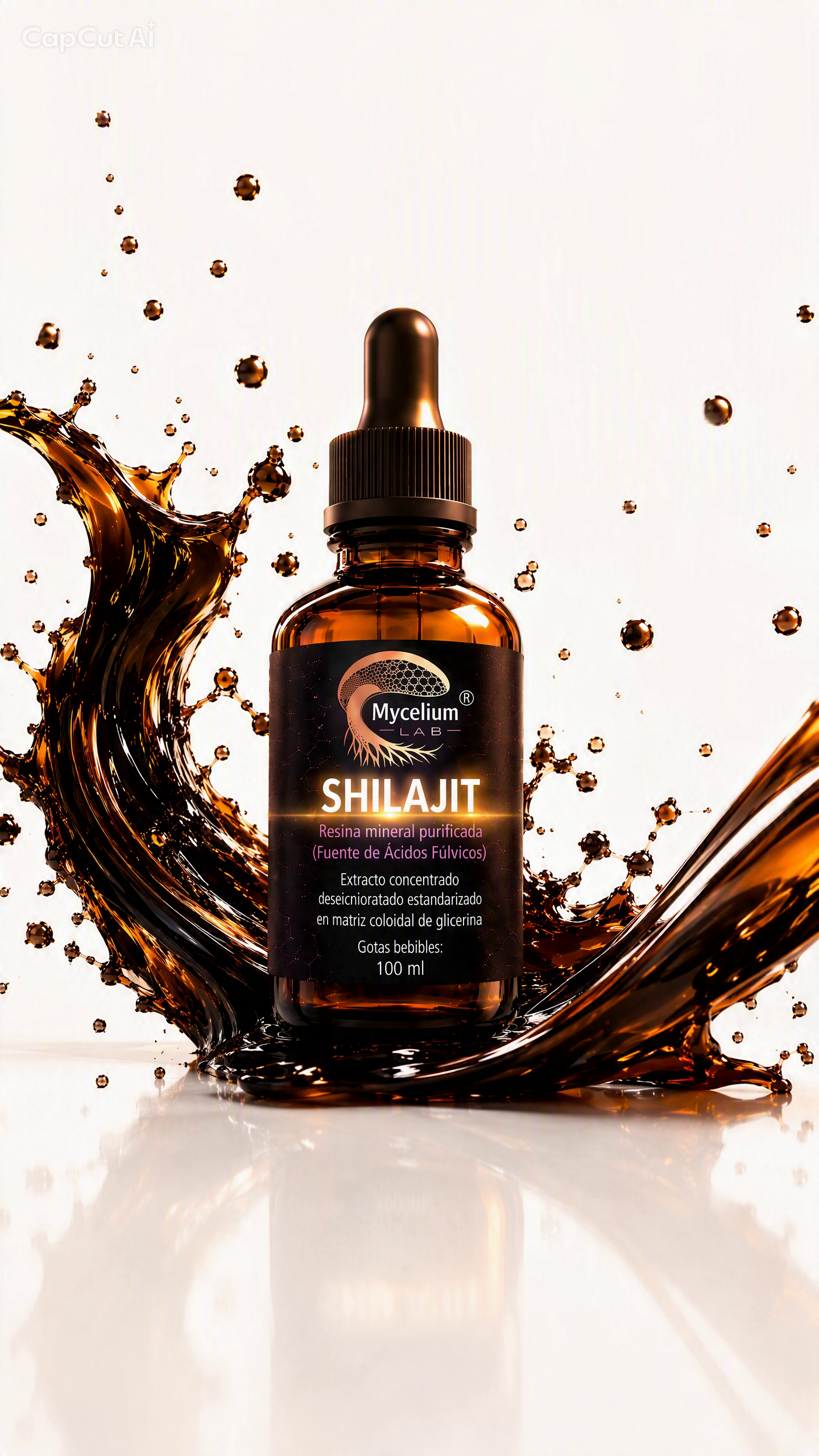 Shilajit Líquido Mycelium Lab 100ml